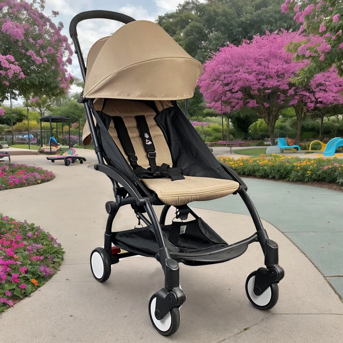 غطاء مقعد بديل لعربة الأطفال متوافق مع عربات الأطفال YOYO وYOYO+ وYOYO2 وجيب بسحاب خلفي مقاوم للماء #3