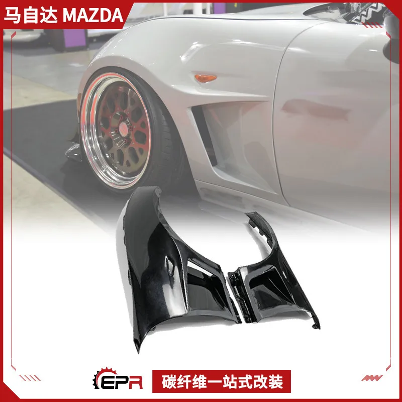 

Подходит для Miata для Mazda MX5 ND RF, модернизация, переднее крыло из углеродного волокна, песочная доска с различной головкой в гараже