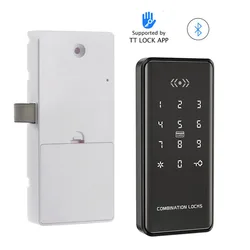 Smart Cupboard Lock With Digital Keypad For Security Lock Wardrobe TTLOCK APP Bluetooth Safe Lock