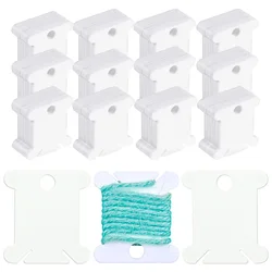 30/50/100/200Pcs Plastic Floss Bobbins Sewing Spool Thread Organizer Holder Embroidery Floss Card DIY Craft Cross Stitch Tools