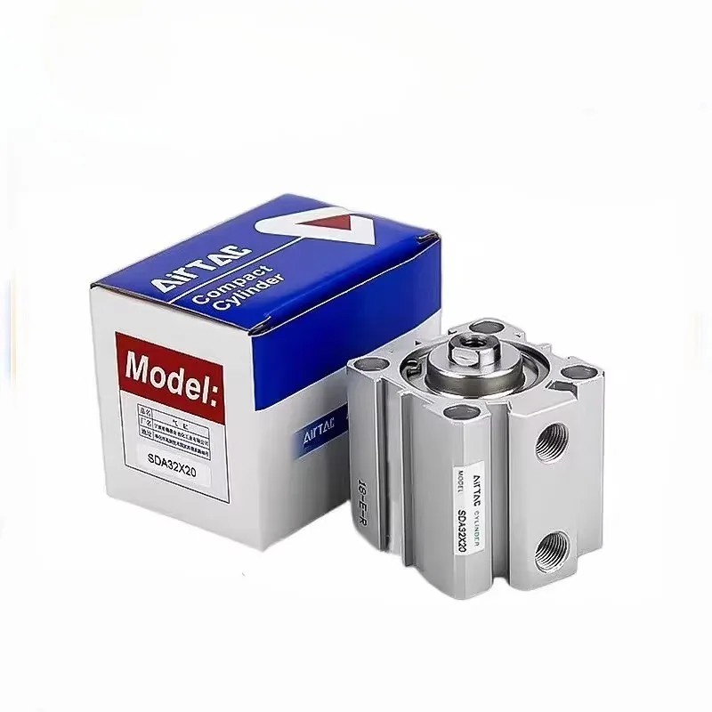 100% New and Original Airtac SDA Compact Cylinder SDA20X100  Bore 20mm Stroke 100mm Single Acting