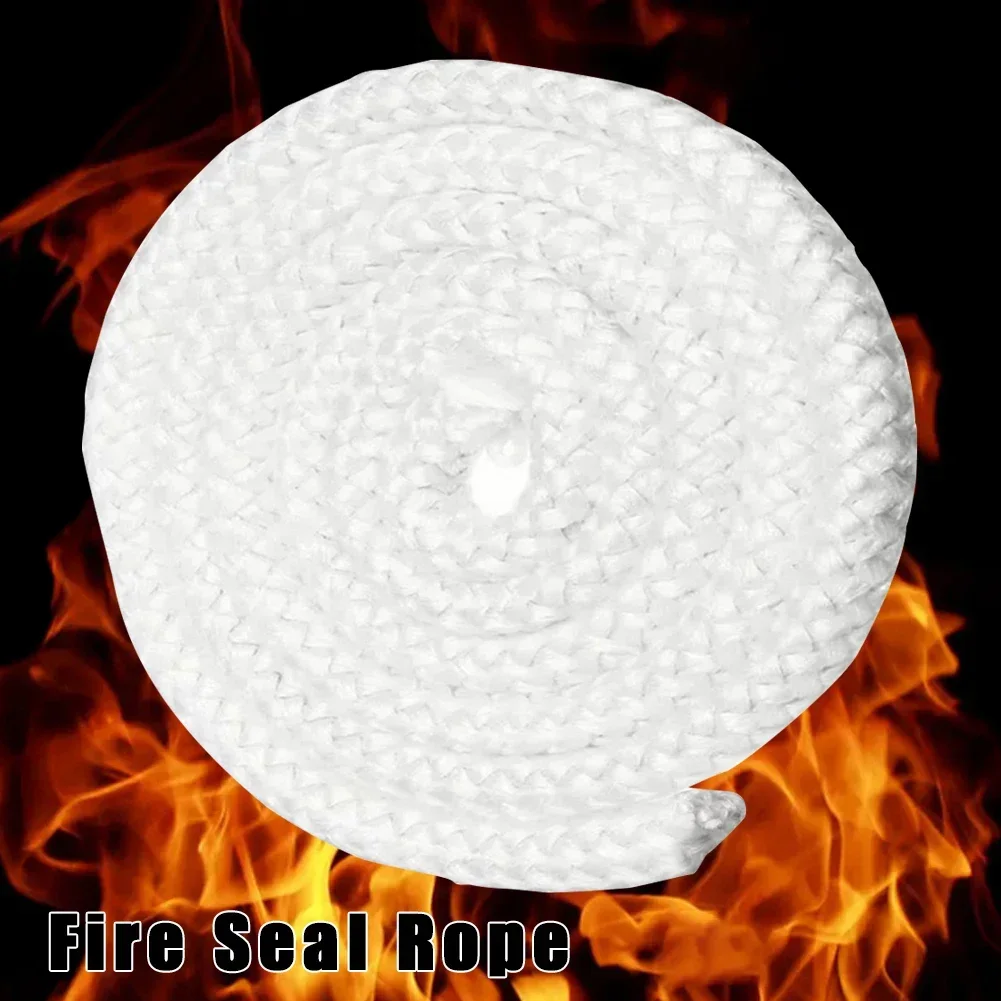Fiberglass Oven Seal Round With Glue Chimney Sealing Cord 8/10/12/14/16 Mm Boiler Industrial Wood Burning Stove Doors