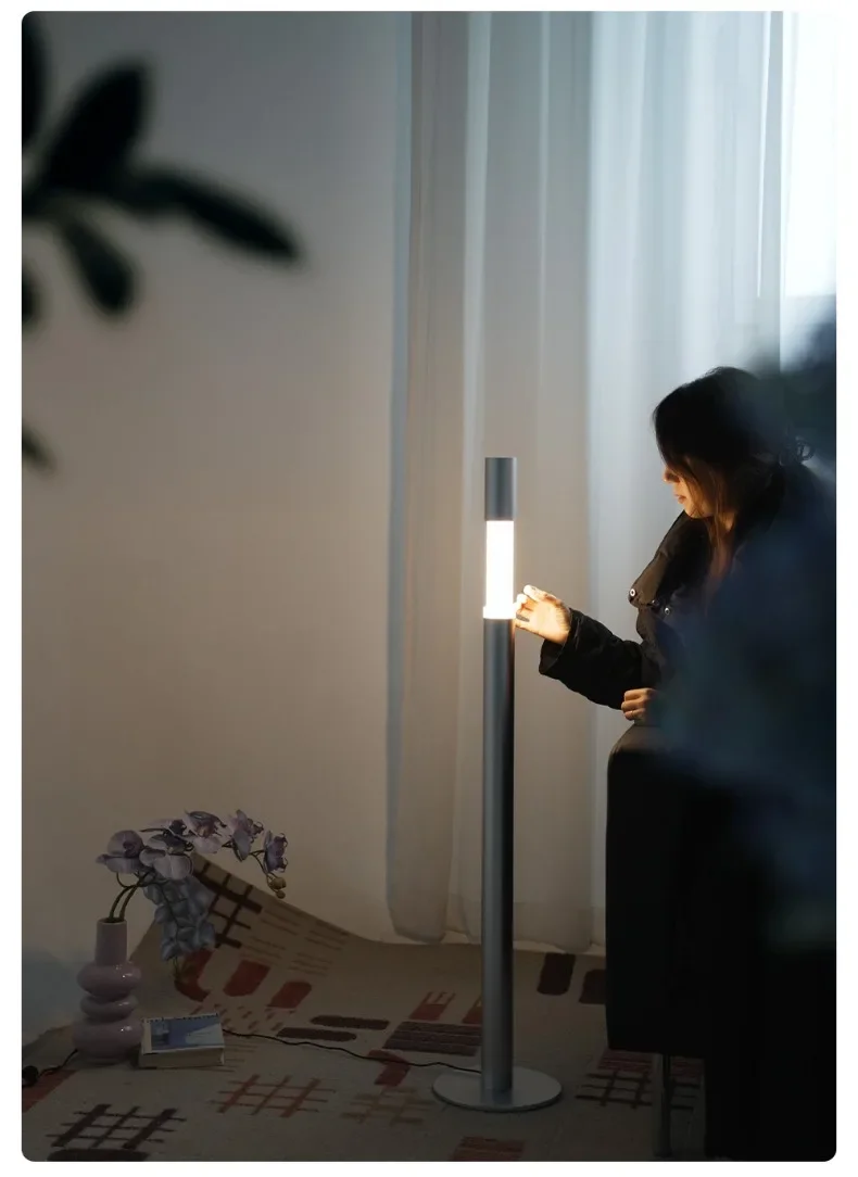 Italien minimalistische Stehlampe Lifting Touch Vertikale Standlampe für Flur Wohnzimmer Sofa Licht dekorative Stehleuchte – Detail 18