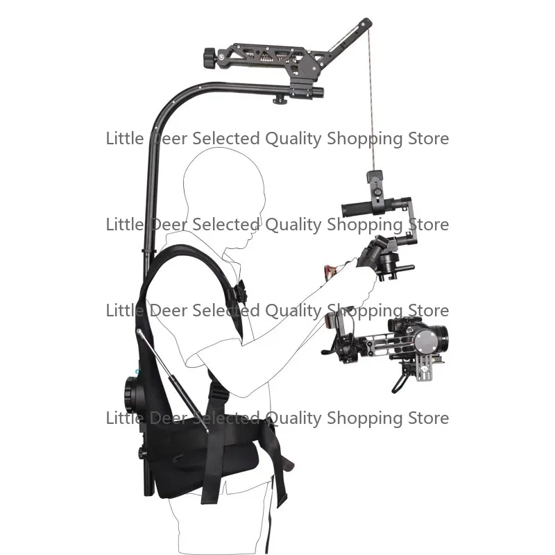 

Professional Camera Stabilizer Vest Easy Back Crested Boom Camera Shock Absorption