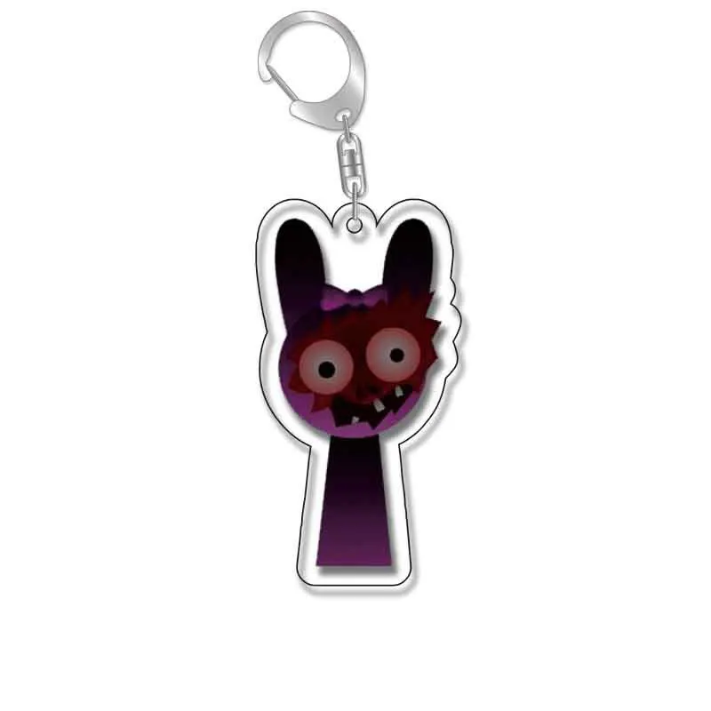 Acryl-Sprunki-Schlüsselanhänger für Accessoires Sprunki Oren Raddy Gray Brud Vineria Anhänger Schlüsselring Schlüsselkette Schmuck Geschenke für Fans – Detail 9