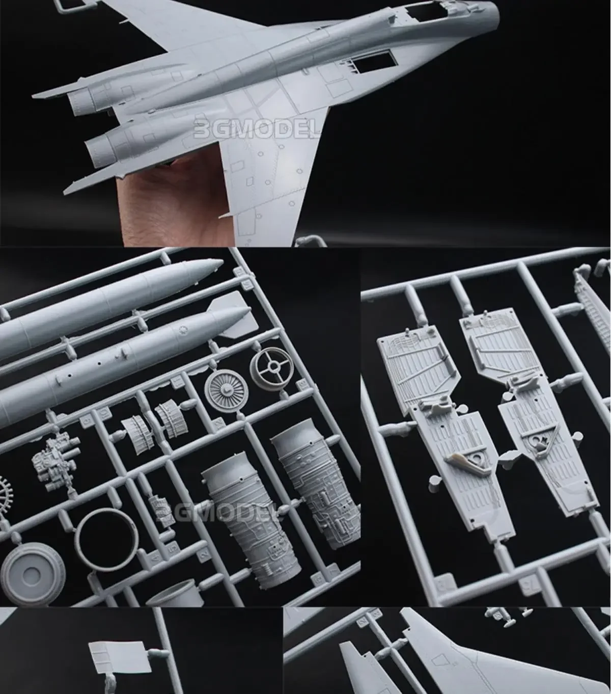 Kit modello in scala di assemblaggio in plastica per hobby Great Wall S4819 1/48 MiG-29 9-13 "Fulcrum-C" Fighter Camouflage Painting Edizione limitata