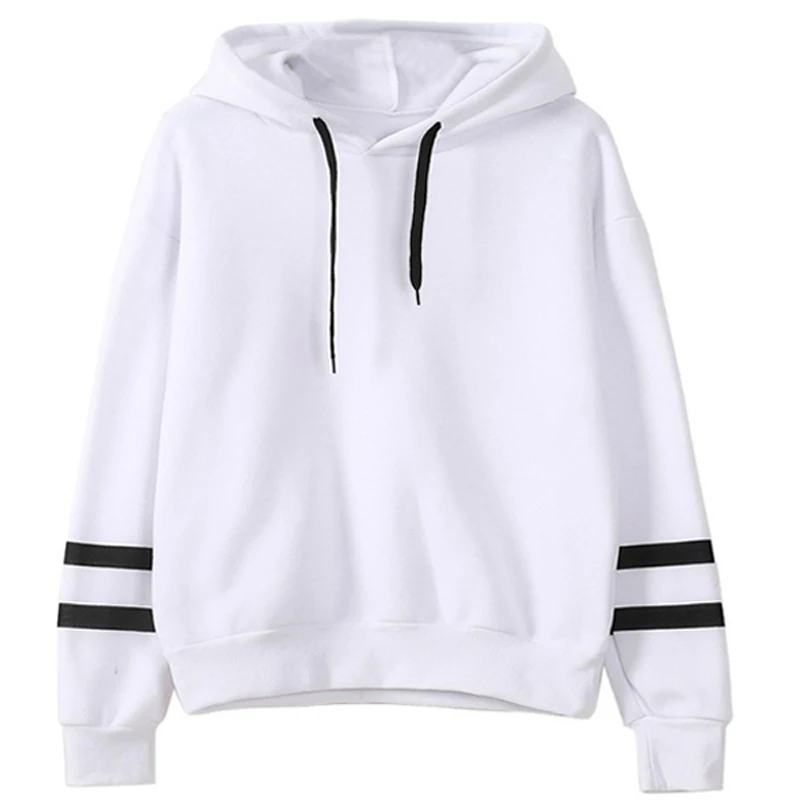 Women Sweatshirts Hot Sales Hoodies Fashion Daily Soft Pullovers Spring Versatile Jogging Striped Comfortable 2024 New Tracksuit