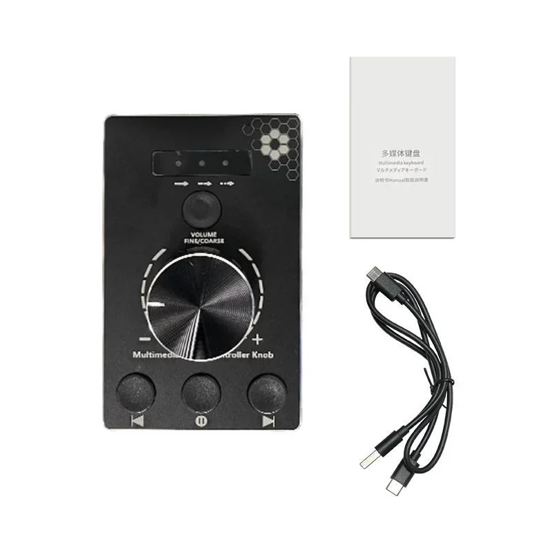 Perilla de Control de volumen, controlador de altavoz de computadora USB, función de silencio de un clic y 3 modos de Control de volumen, ajuste de Audio