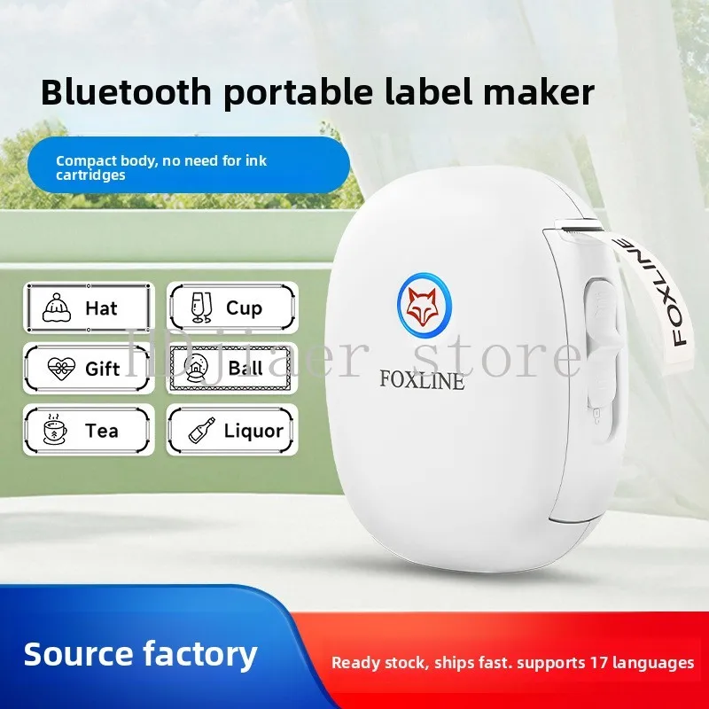 

F10 pocket portable label printer bluetooth thermal printing household clothing food