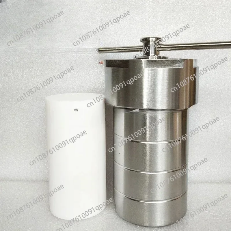 ptfe製チャンバーを備えた水熱オートクレーブ反応器。水熱合成用、25ml。