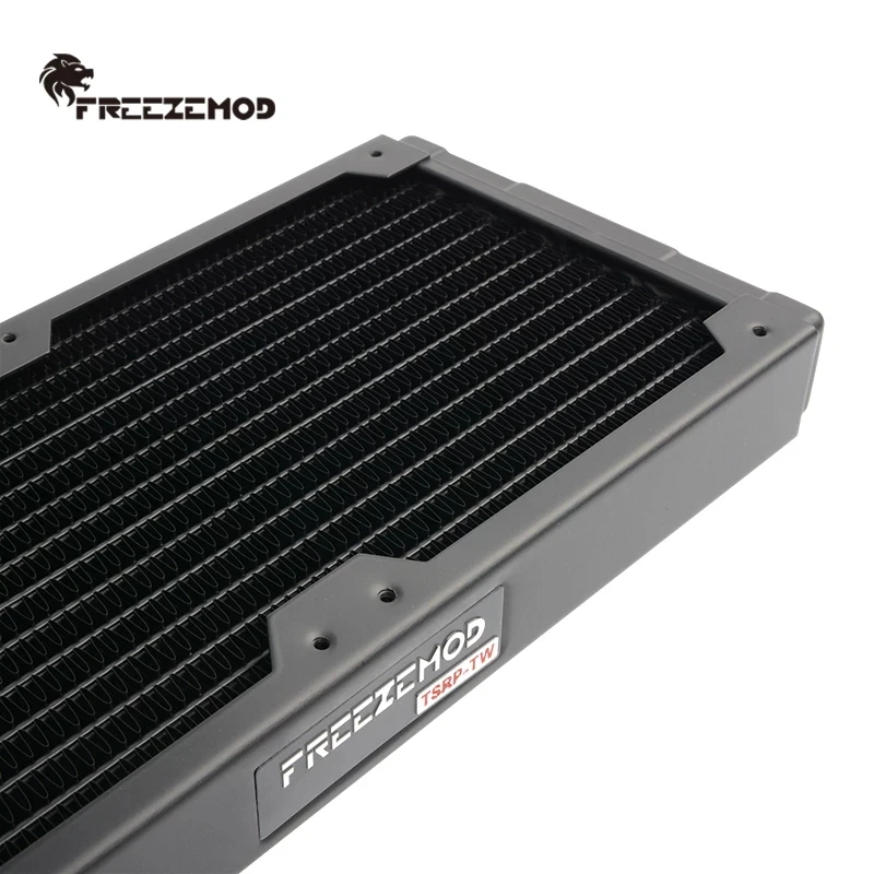 FREEZEMOD G1/4 29mm Thick Copper Radiator 120/240/360/480mm Thin PC Water Cooling Row Heat Sink Cooler Support 120mm Fan Cooling