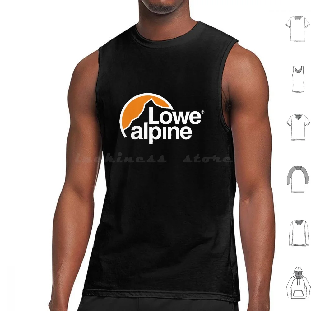 Lowe Alpine Tank Tops Print Cotton Lowe Alpine