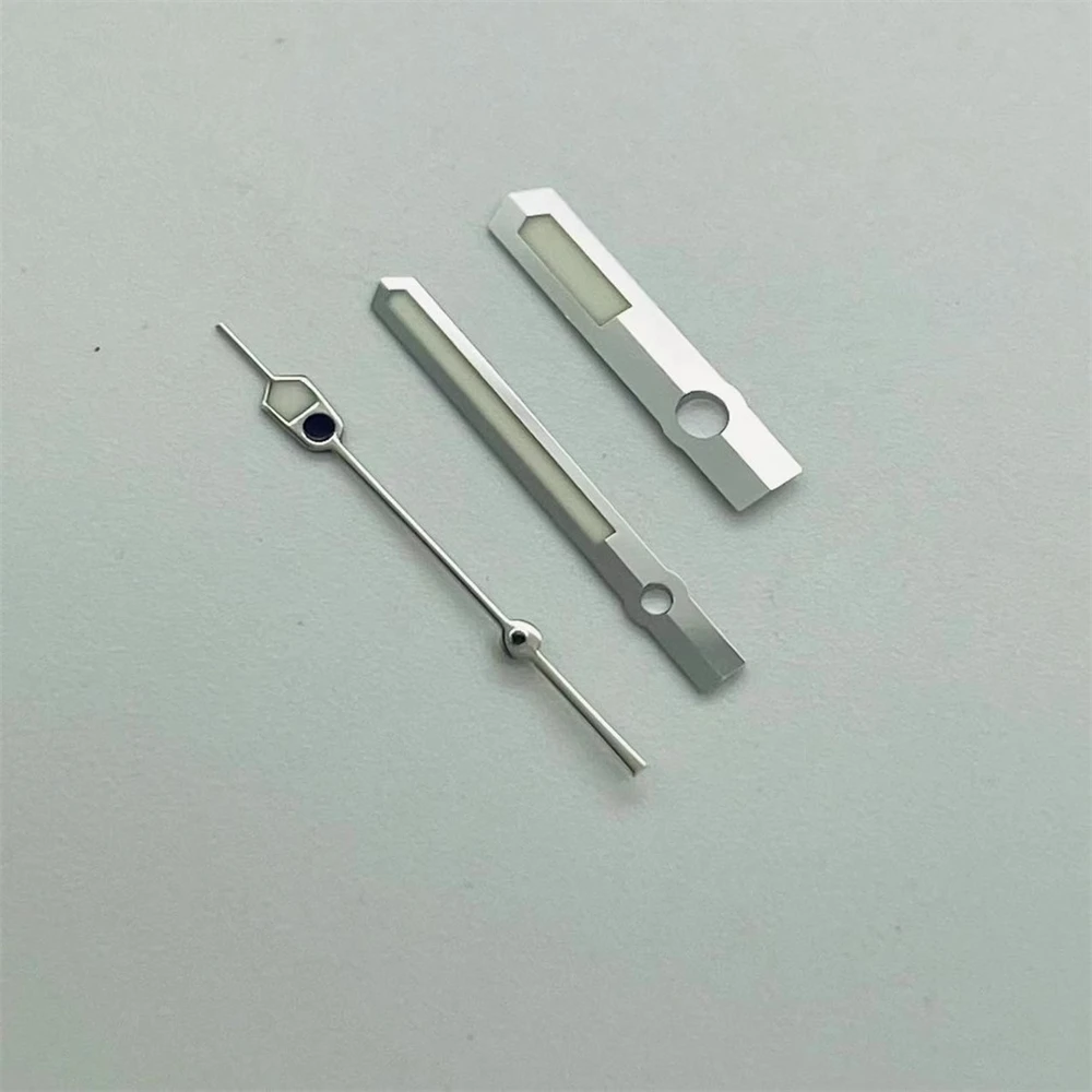 إبرة ساعة خضراء مضيئة ، حركة ميكانيكية ، تعديل ساعة غوص ، مستعمل ، NH35 ، NH36 ، جديد