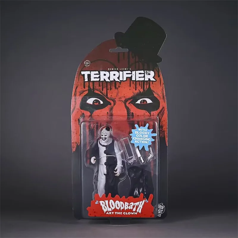 

Коллекционная фигурка клоуна Арта Террифера из фильма «Ужас» с подвижными суставами, модель «Кровавая ванна», игрушка для Хэллоуина, подарок для любителей хорроров