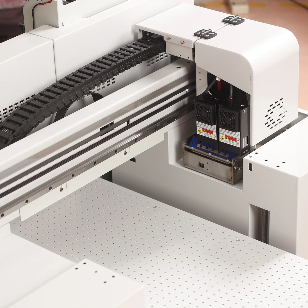 4060 TX800 Two Print Heads UV Printer For UV Varnish Ink AB FILM UV Sticker Making Machine Vacuum Adsorption Workbench Printer