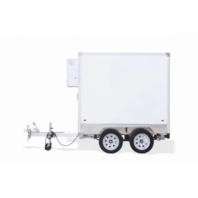 Energy Saving Cold Box Trailers Complete Cold Storage Mobile Freezer Trailer for Food Storage and Transport