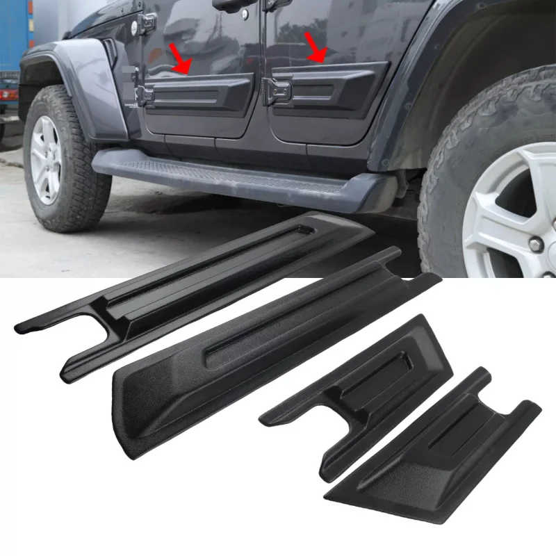 

Подходит для 4 черных молдингов боковой двери, защита от царапин