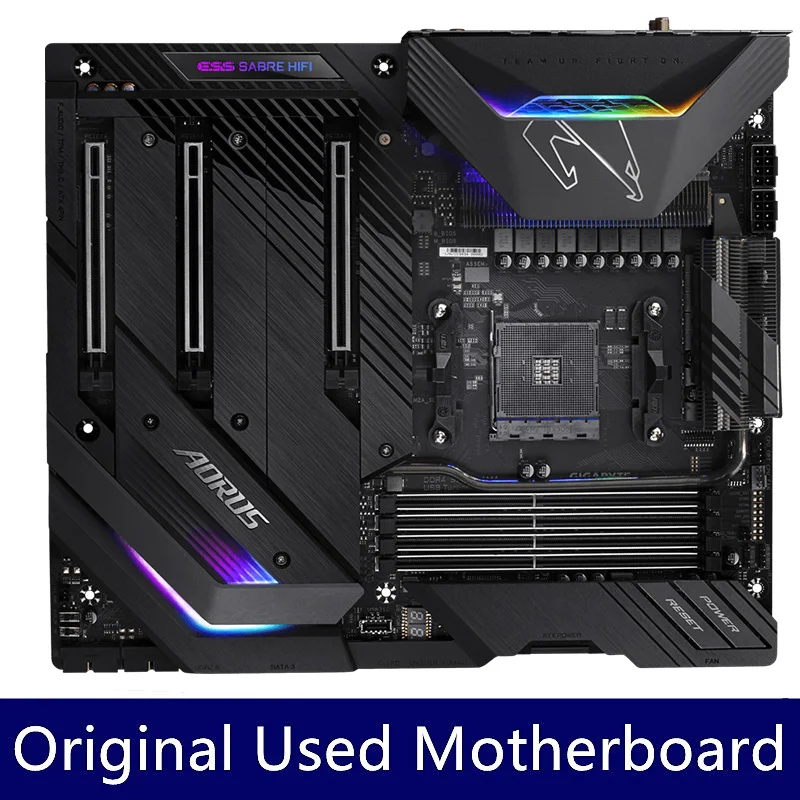 Gigabyte X570 AORUS XTREME AM4 Motherboard E-ATX X570 DDR4 128GB PCIe4.0 M.2 HDMI DP WIFI AMD Ryzen 3000/4000/5000 Series CPU