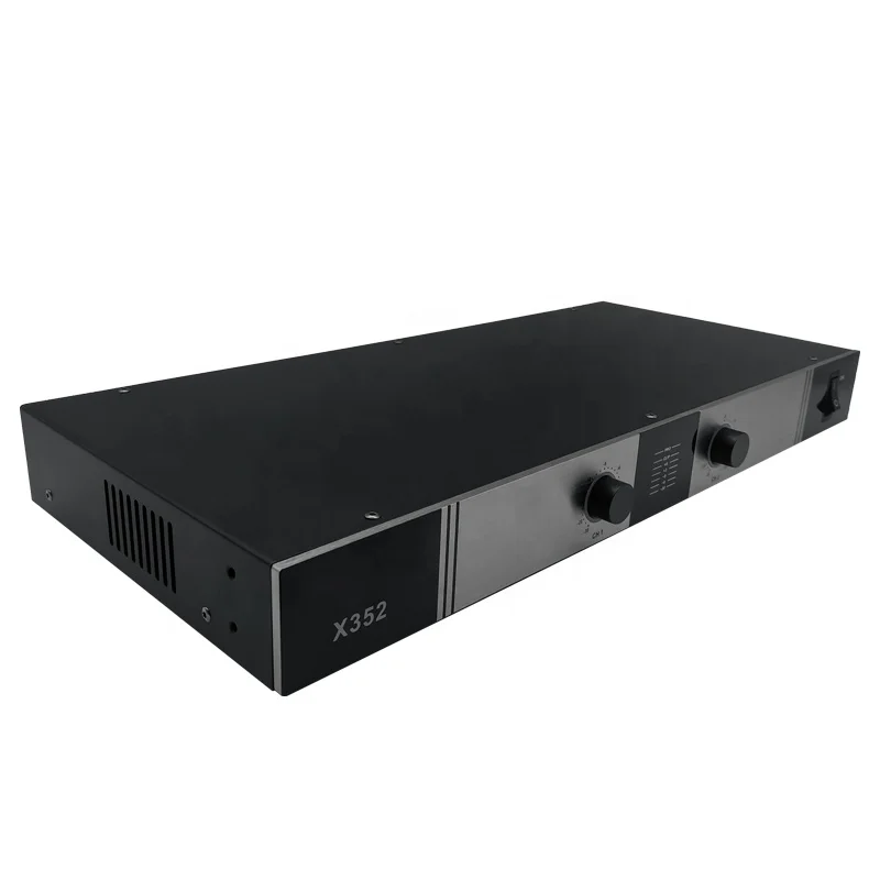 

Professional 1U Digital Sound Power Amplifier for DJs 2-Channel 350W Audio Subwoofer Metal Standard Sound Professional DJ Audio