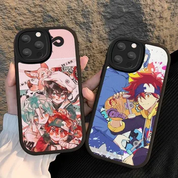 SK8 the Infinity Phone Case Hard Leather For iPhone 14 13 12 Mini 11 14 Pro Max Xs X Xr 7 8 Plus Fundas