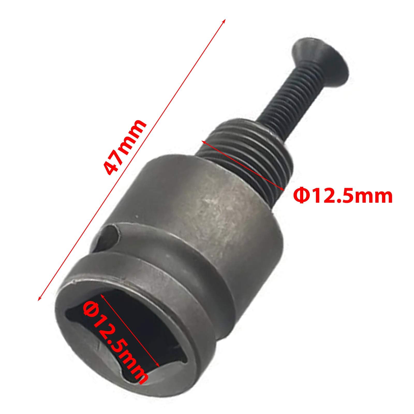 Replaceable High Quality Material Drill Chuck Adaptor Power Tools 1/2-20UNF 12.5mm/0.49 12.7mm/0.5 Easy To Use