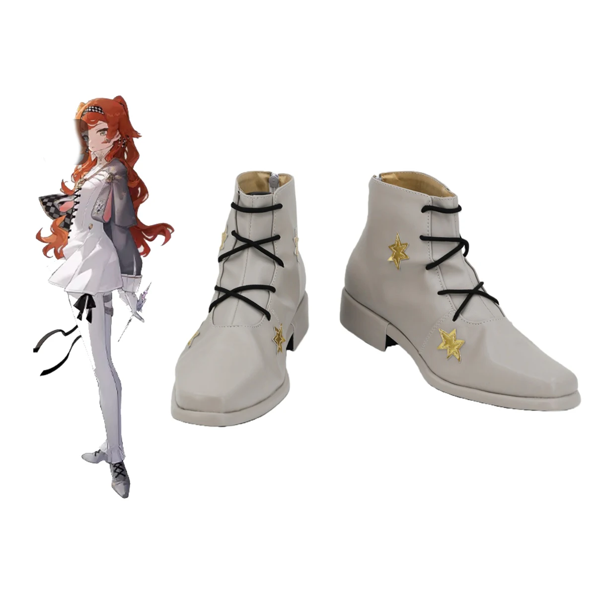 

Reverse:1999 Sonetto Cosplay Shoes Leather Boots Custom Made Any Size