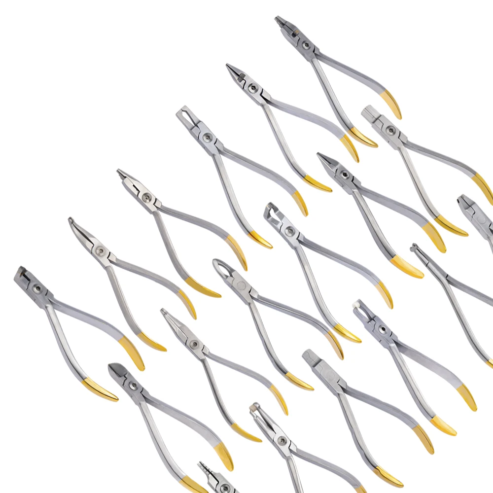 كماشة تقويم الأسنان نهاية البعيدة القاطع ذو طيات استخراج الأسنان Rongeur TC رئيس طبيب الأسنان جراحة أداة المنتج أداة