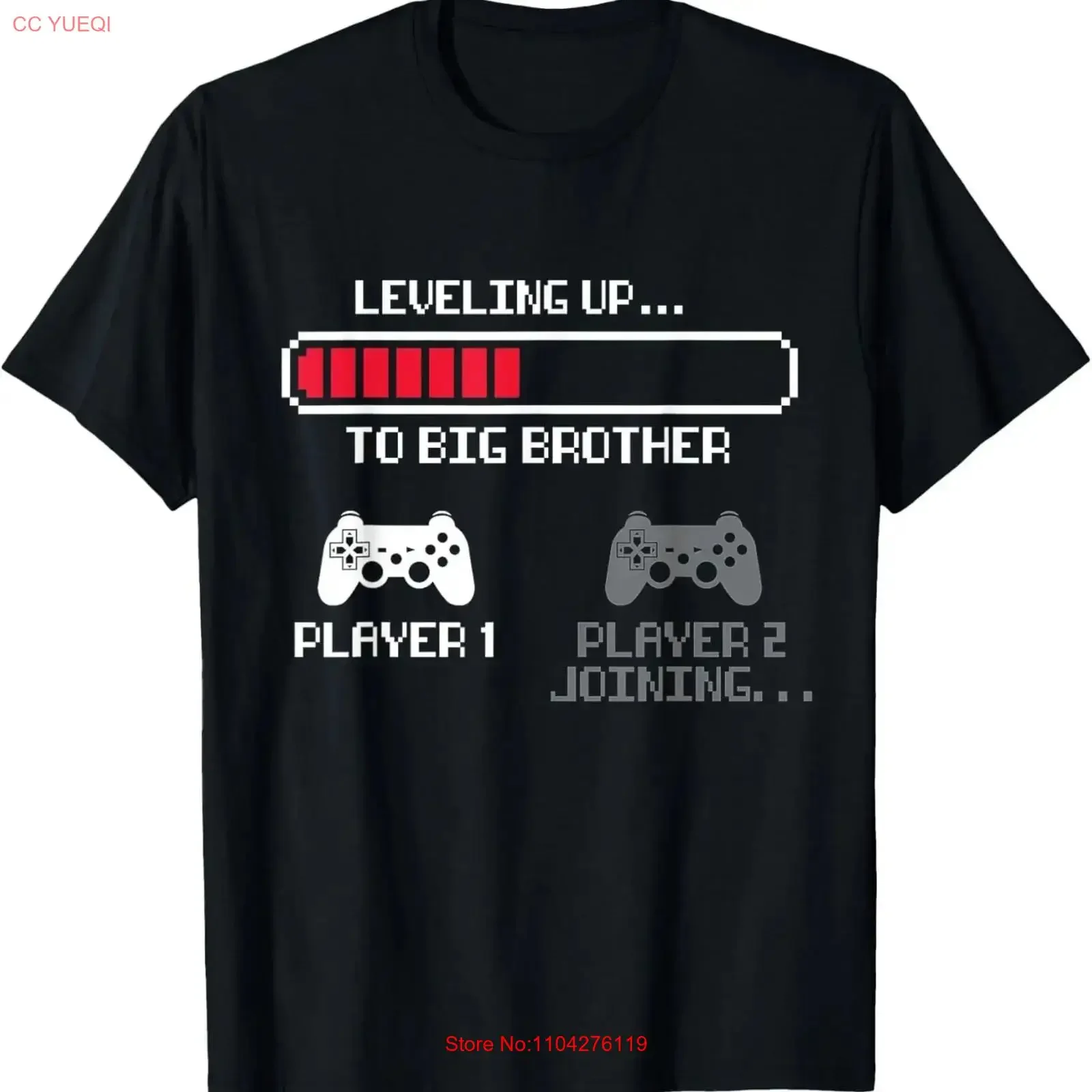 Leveling Up to Big Brother 2024 for Boys Men Vintage Gaming T Shirt vintage Washed Soft Top For Everyday Wear Stylish graphic