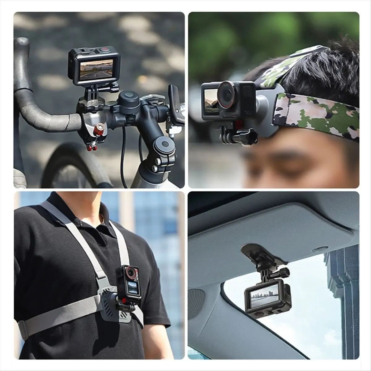 DT77 Magnetic Adapter Mount for DJI Osmo Action 5 Pro 4 3 Foldable Quick Release Mount Base Camera Tripod Adapter Mount