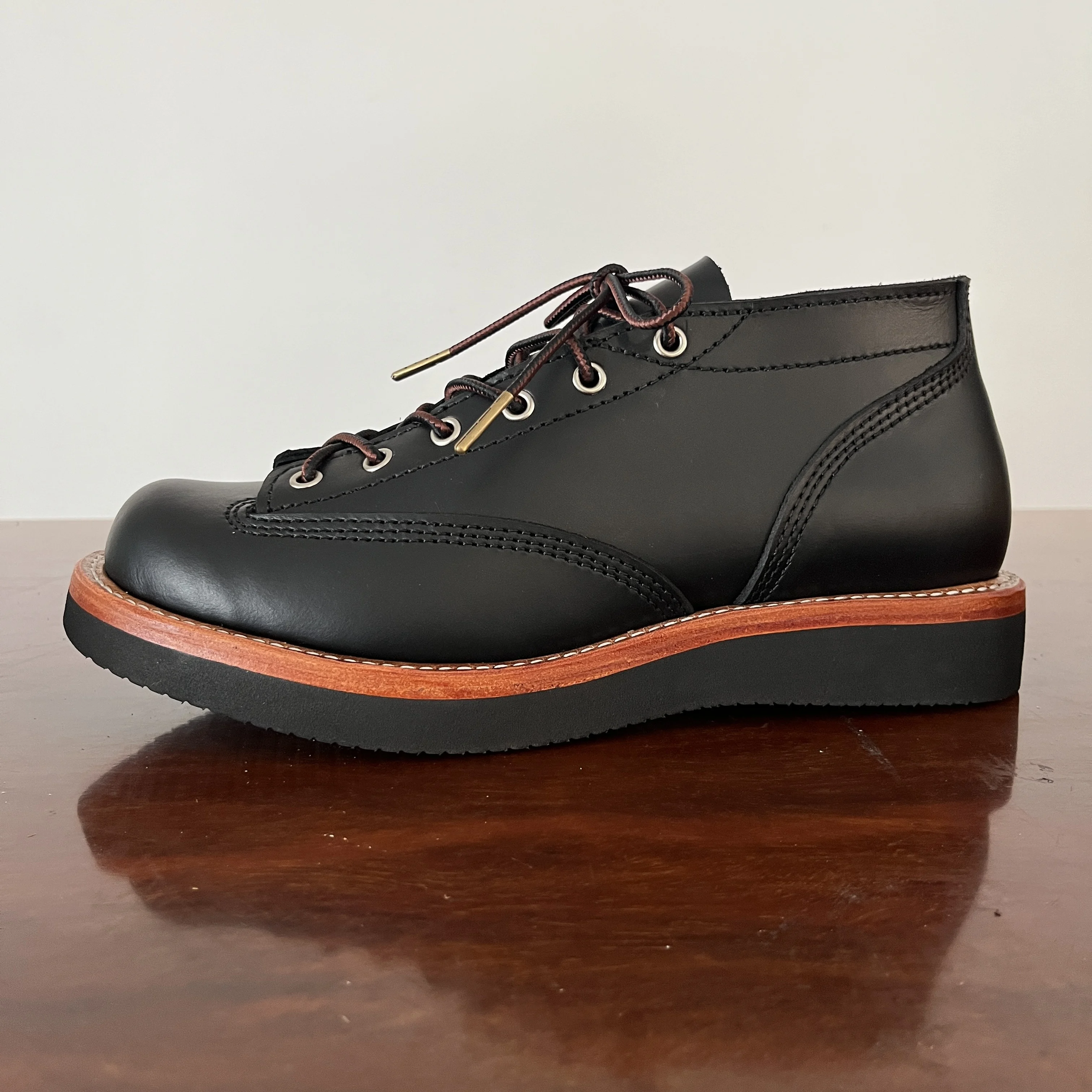 C447 RockCanRoll Size 35-52 Super Quality Genuine Italian Cow Leather Handmade Goodyear Welted Boots Custom Made Service OK