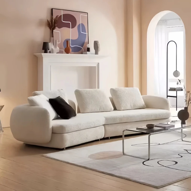 

Home sofa is soft, elegant and comfortable, curved sofa corner