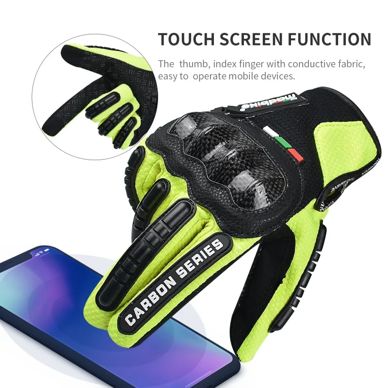 

Summer Breatheable Motorcycle Gloves Touch Screen Motorbike Racing Gloves For Men Women Riding Road Racing Cycling Climbing