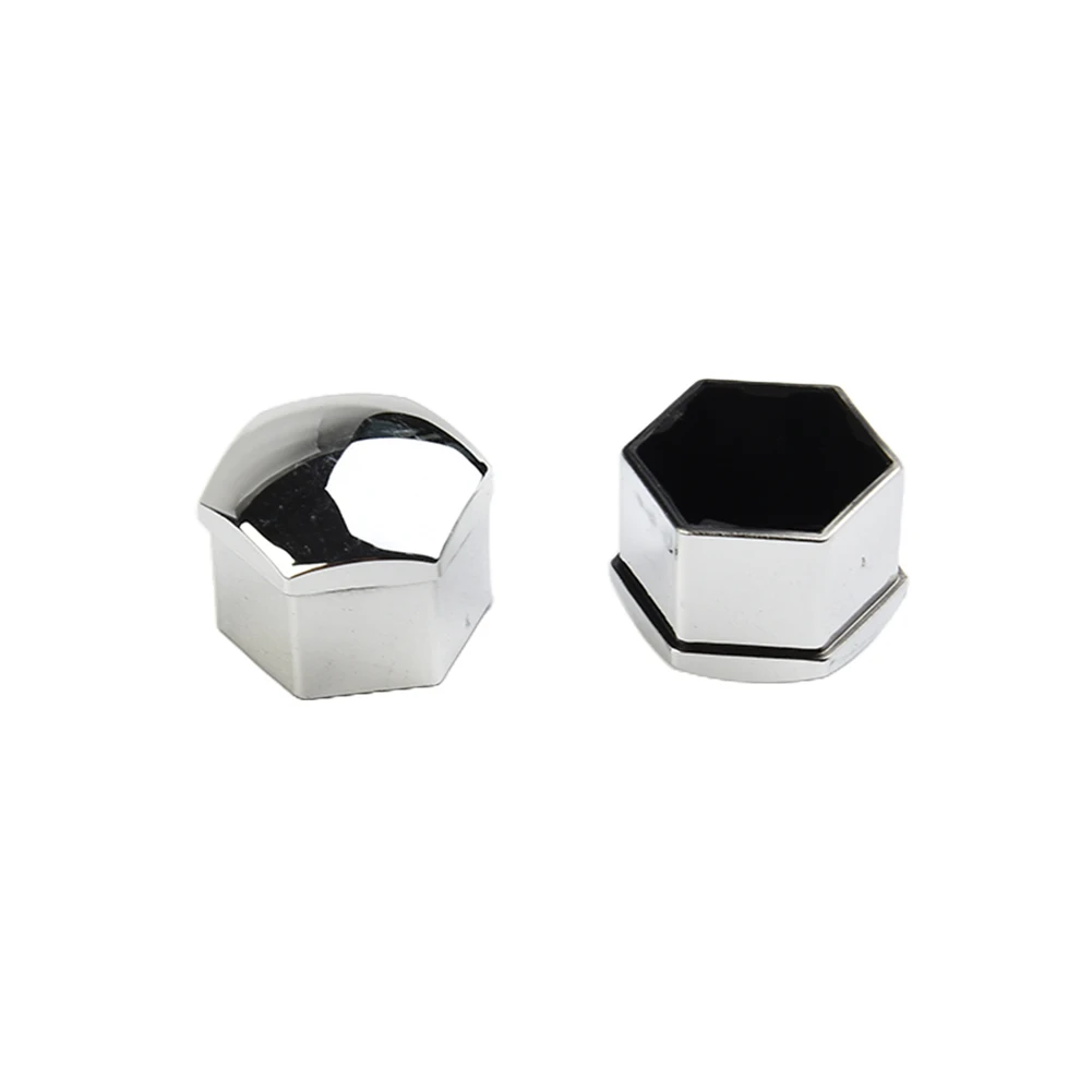 Chrome Nut Cap Wheel Bolts 20 pcs 17mm with Removal Tool for Any Car Wheel Protection and Enhanced Bolt Head Appearance