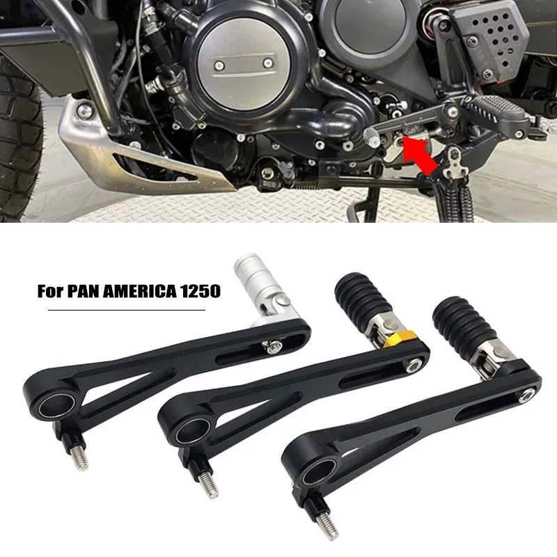 

CNC Adjustable Folding Gear Shifter Shift Pedal Lever Fit For PAN AMERICA 1250 1250S 1250 S PAN AMERICA1250 2020 2021 Motorcycle