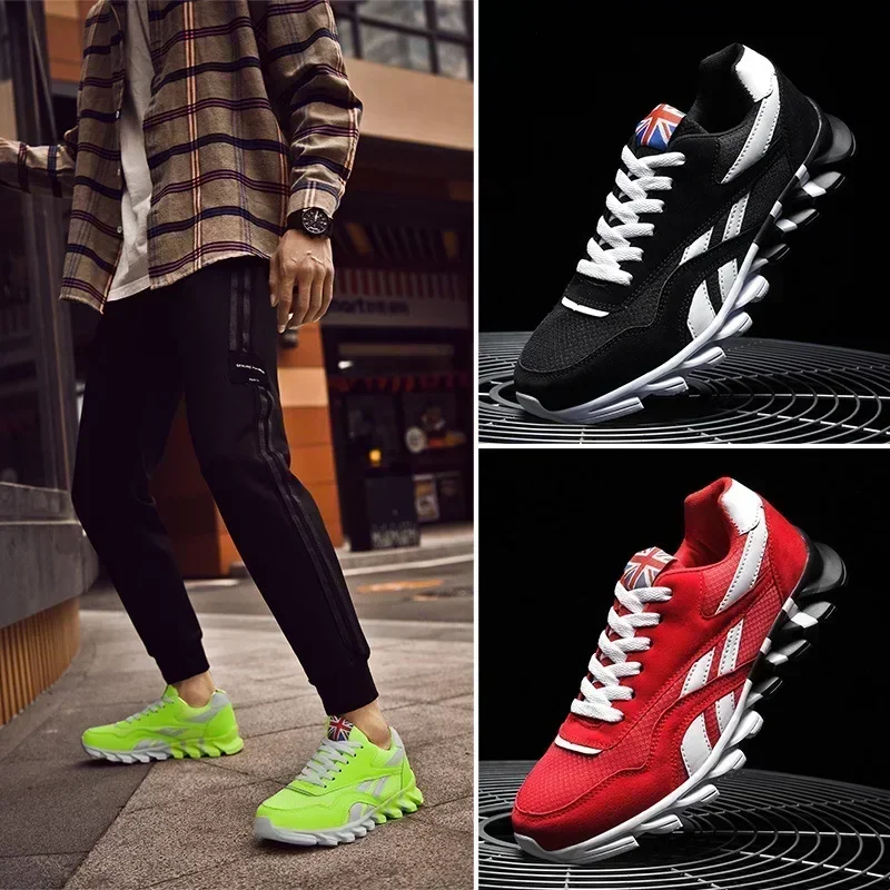 Größe 36-48 Herrenschuhe Leichte Atmungsaktive Schuhe Rutschfeste Atmungsaktive Laufschuhe für Herren Große Größen Sneaker Dropshipping Kinderschuhe – Detail 24