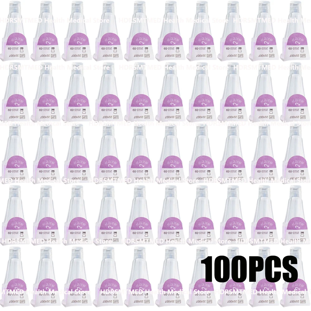 10-1000Pcs Insulin Cartridges 5mm for Lilly Injection Pen Medical Insulin Pen Tip Individually Packaged for Diabetes Management