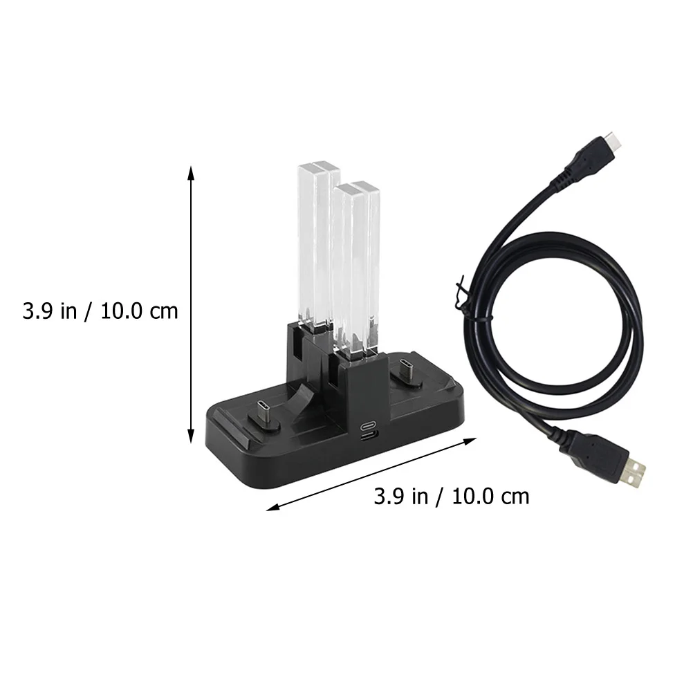 

2pcs Charging Base For Gamepad 4-Slot Light Indicator Charging Dock Fast Station Controller Multi- Type-C