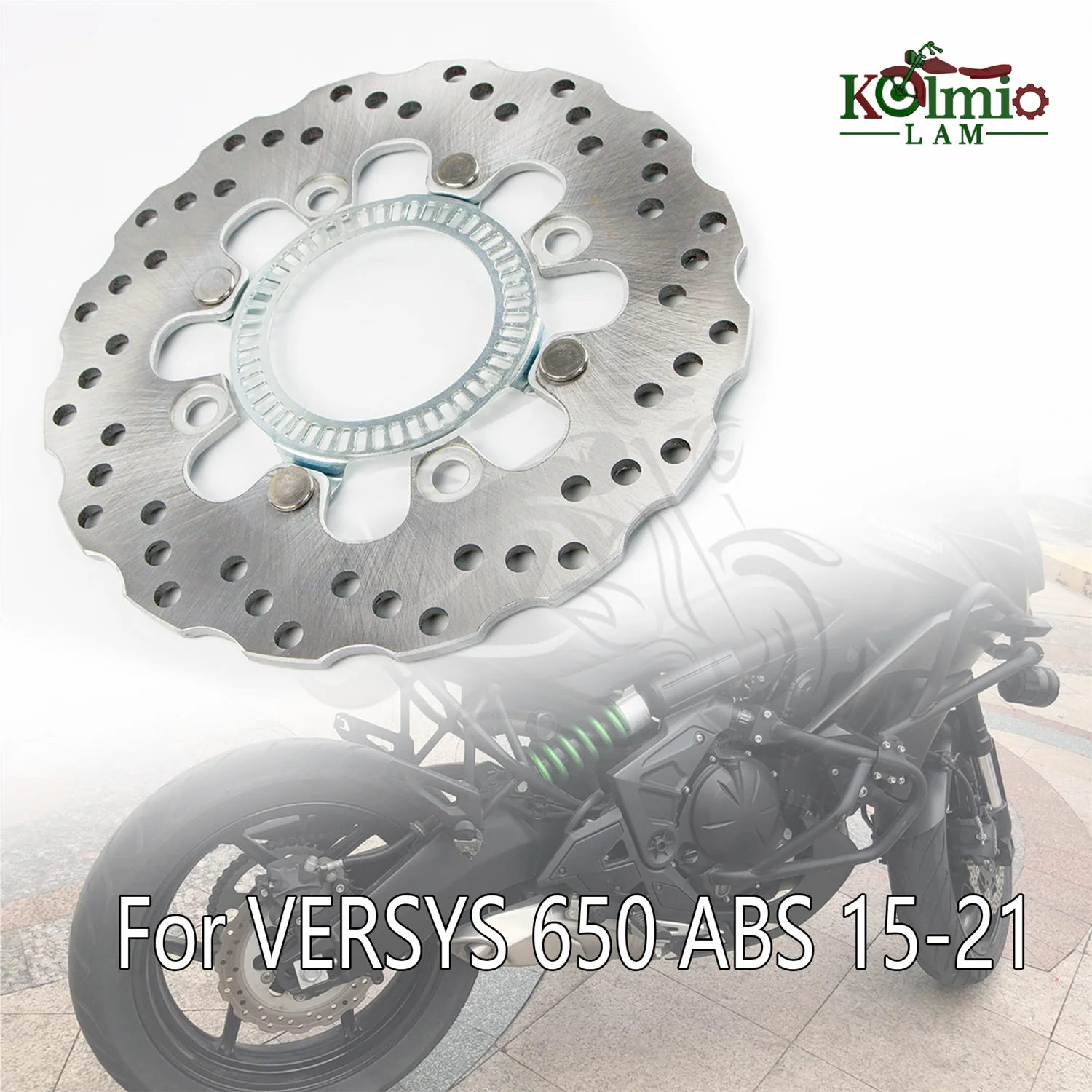 

Fit for 2015 - 2021 Kawasaki Versys 650 KLE650 ABS Motorcycle Rear Brake Disc Rotor KLE Versys650 2016 2017 2018 2019 2020