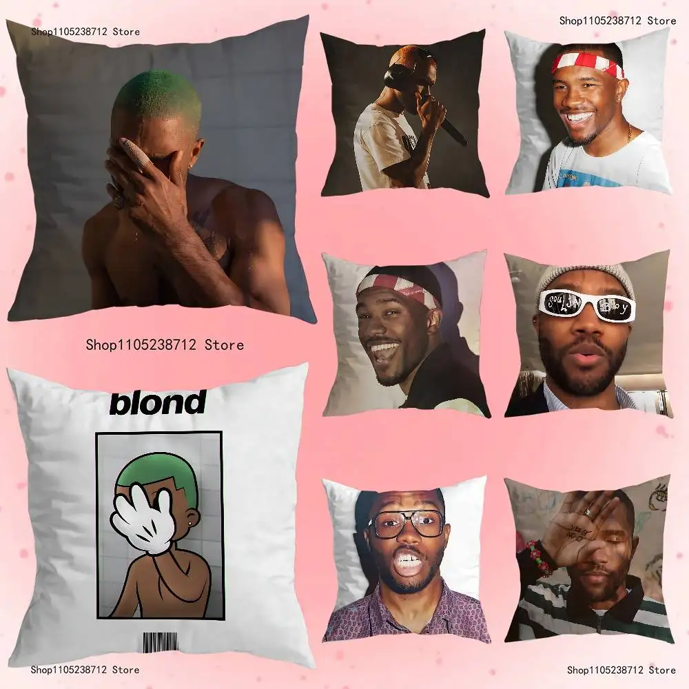 

F-Frank Ocean Blond Pillowcase Pillowslip Cushion Plush Boys Girls Cartoon Anime Kawaii Decoration Kids Birthday Cute Gifts