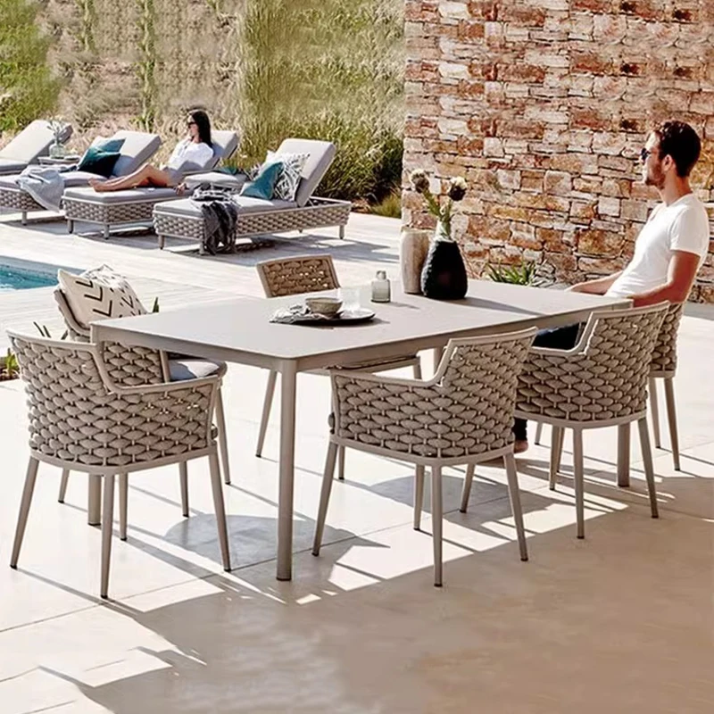 Camping Designer Garden Furniture Sets Mobile Coffee Restaurant Table Outdoor Study Luxury Picnic Poker Mesa Home Furniture