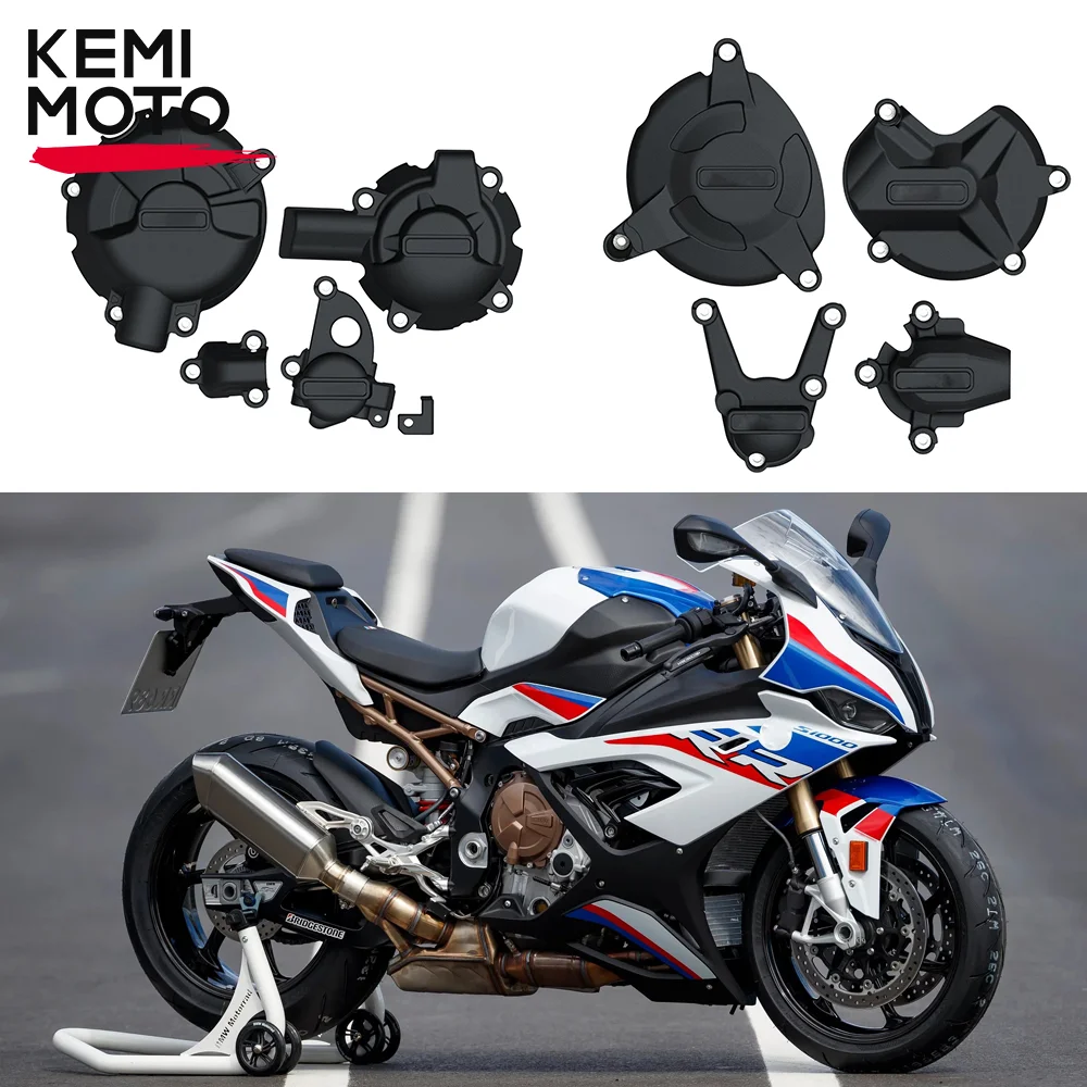 

Motorcycles Engine Cover Protection Case Set Protectors For BMW S1000RR 2022 S1000XR S1000 RR R XR ABS Slider Accessories Parts