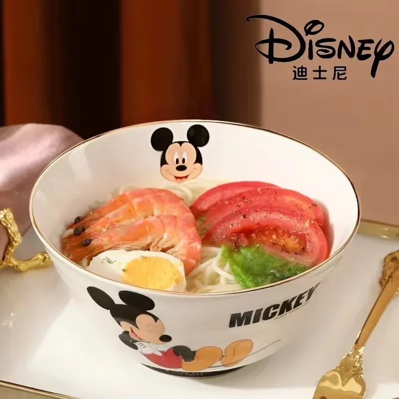 

Anime Disney Mickey Mouse Taste Dish Ceramic Cartoon Dessert Plate Soy Fruit Sauce Dish Seasoning Bowl Household Mini Bowl