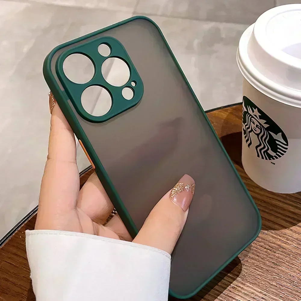 Capa para iPhone, Armadura de Luxo, Capa Macia, 13, 11 Pro Max, 12 Mini, XR, XS, X, 7, 8, 14 Plus, 6 S, SE 2, 3