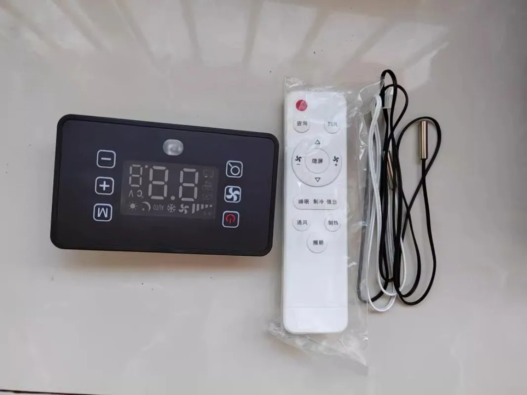 

12V/24V Electric Compressor Unit Parking Air Conditioner with controller Suitable for Car Truck Bus Tractor Car Air Conditioner