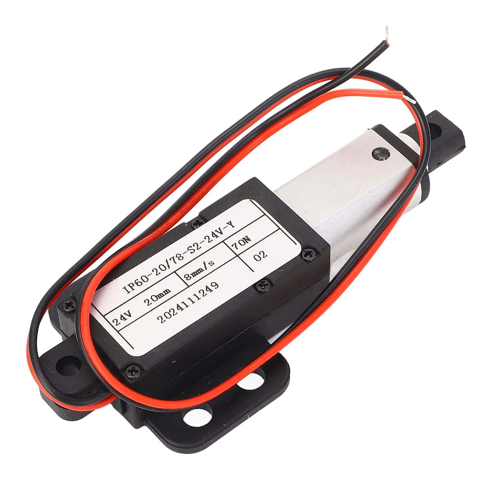Mini Linear Actuator with Wing 24V Electric Actuator for Sofa Robot Servo 20mm Stroke 70N Thrust 8mm/s Speed view 2