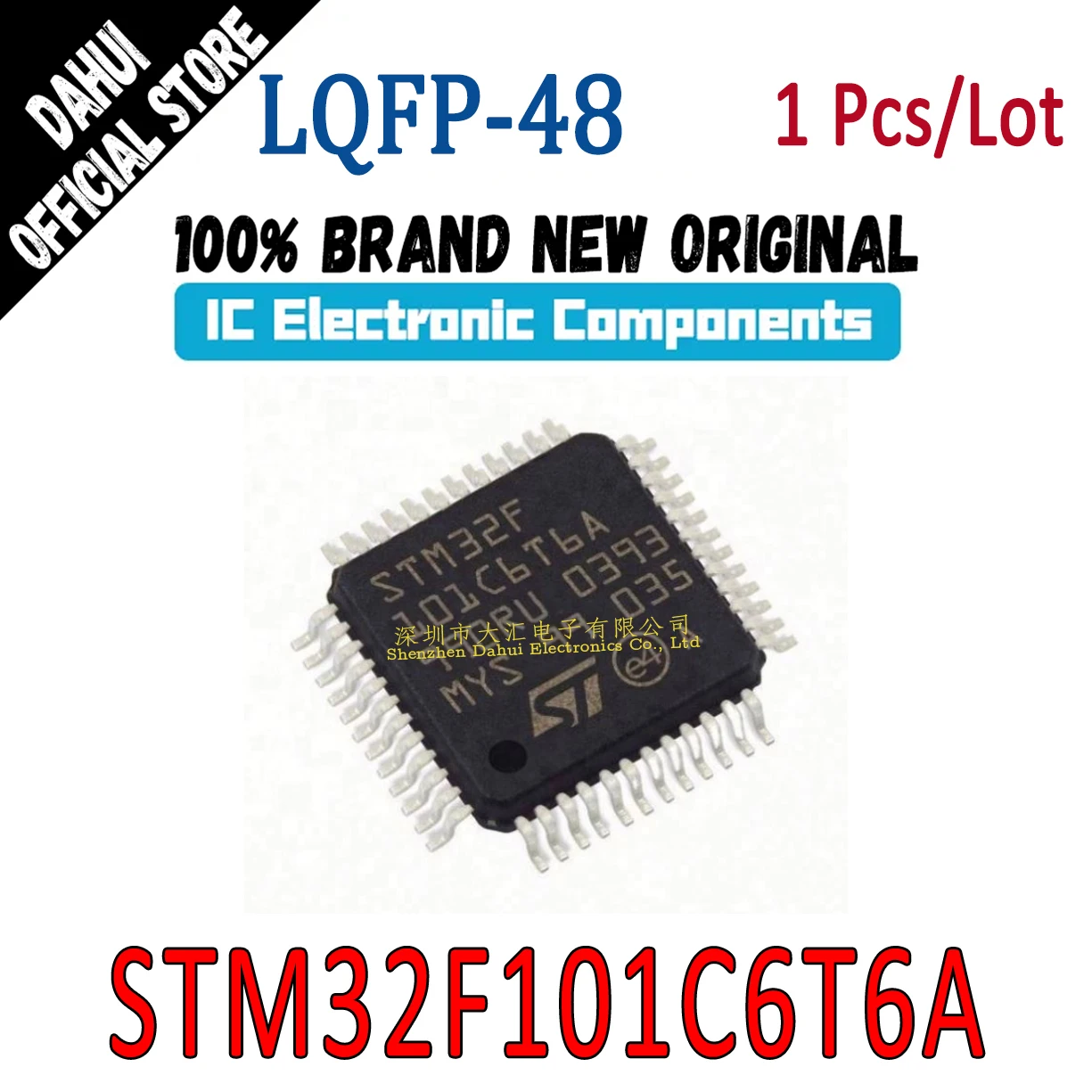 

STM32F101C6T6A STM32F 101C6T6A LQFP-48 Microcontroller chip new original