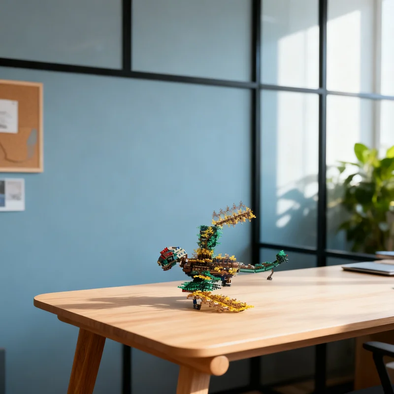 

2259 деталей MOC: Конструктор «Дракон Фэнтези» – Креативный подарок для сборки, декор для дома и офиса, премиум-класс для взрослых и детей