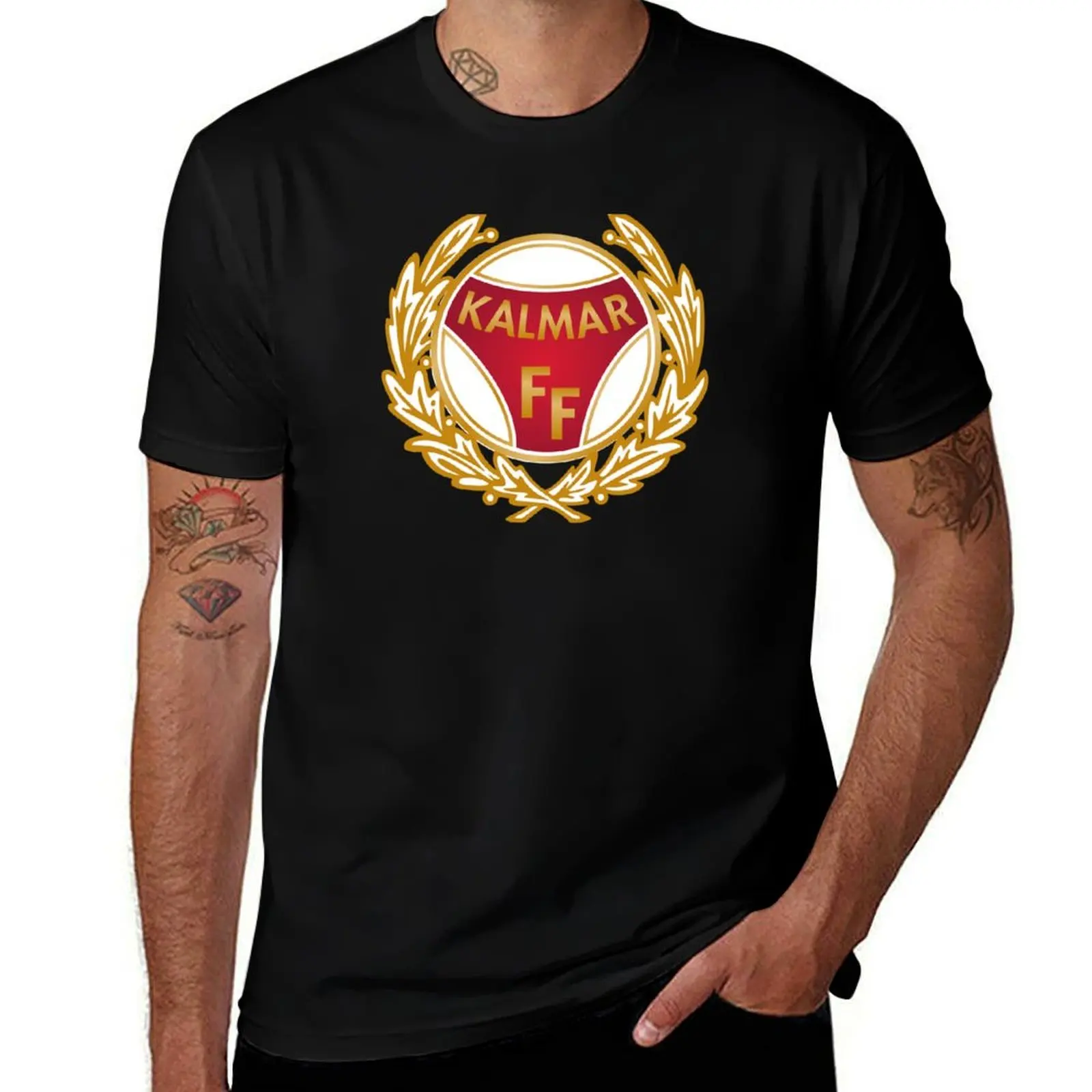 

Kalmar FF away T-Shirt vintage anime shirt man clothes Men's t-shirt