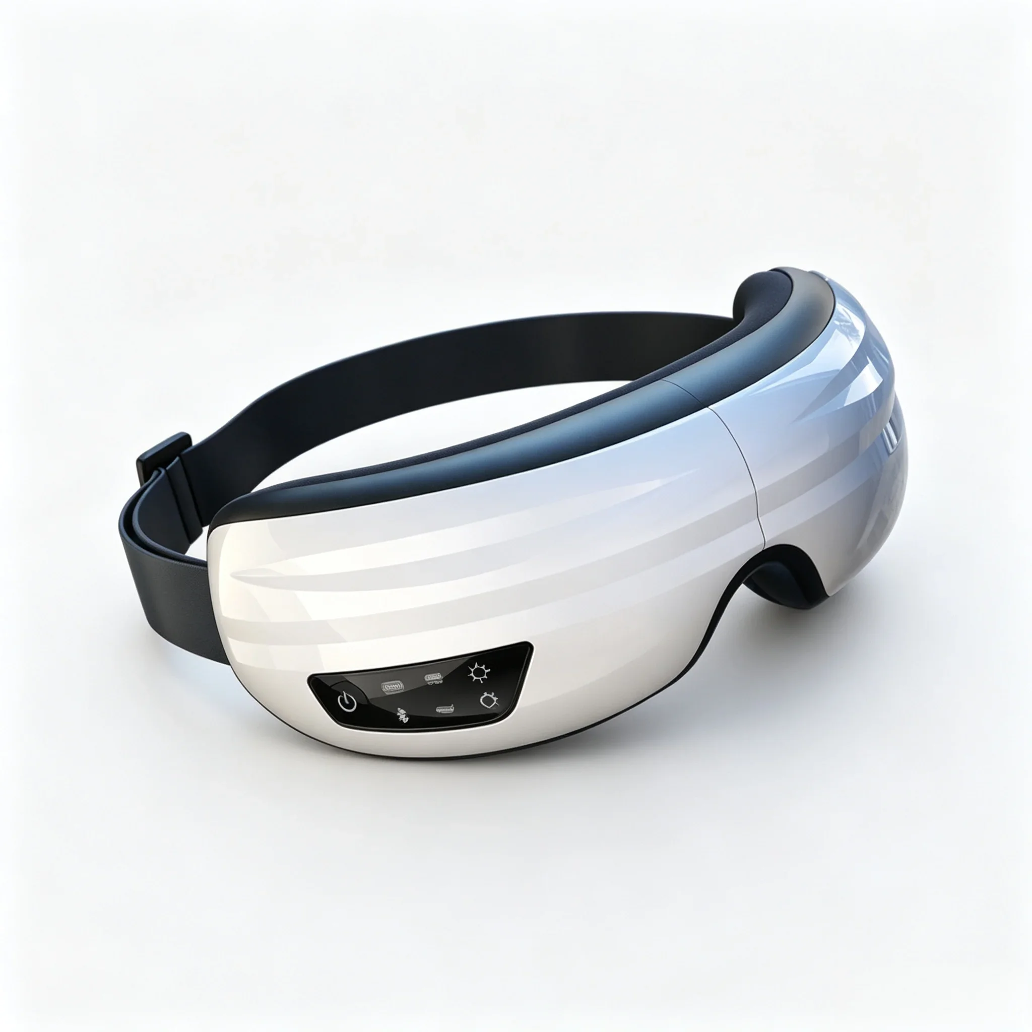 Rechargeable Eye Massager Hot Compress Air Pressure Therapy Mask For Office Worker Student Eye Care