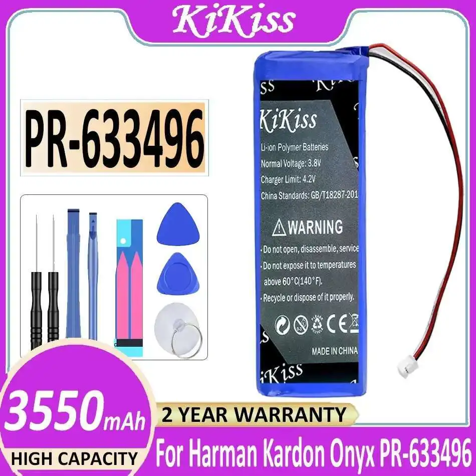

Reliable Replacement Speaker Battery For Harman Kardon Onyx LI-Polymer PR-633496 3550Mah